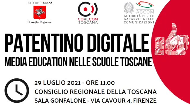 locandina del seminario Patentino digitale