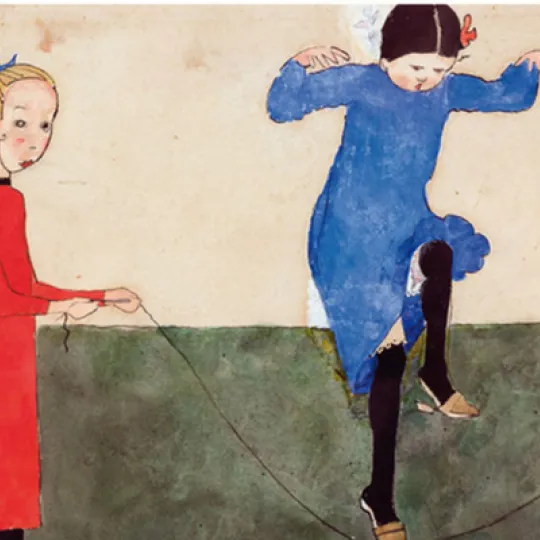 illustrazione della mostra Bambini per sempre! Infanzia e illustrazione nell’arte del primo Novecento