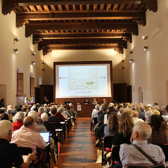 il convegno Carità è cultura: essere semi di carità nell’aridità culturale del nostro tempo, che si è svolto il 26 settembre 2019 nel Salone Brunelleschi dell'Istituto degli Innocenti