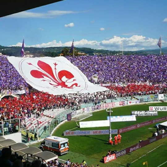 partita di Coppa Italia Fiorentina-Atalanta