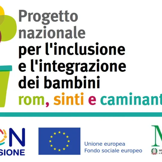 logo del Progetto nazionale per l’inclusione e l’integrazione dei bambini rom, sinti e caminanti