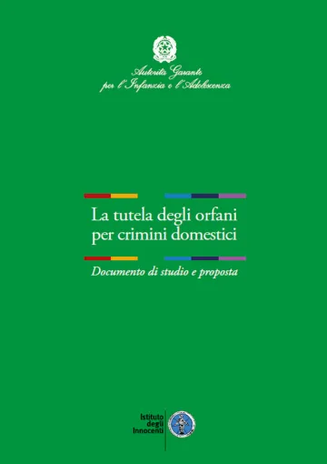 cover del documento di proposta La tutela degli orfani di crimini domestici