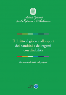 cover del documento di studio e proposta sul Diritto al gioco e allo sport